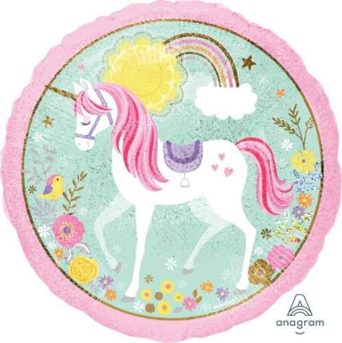 Unicorn Design Foil Balloon - Click Image to Close